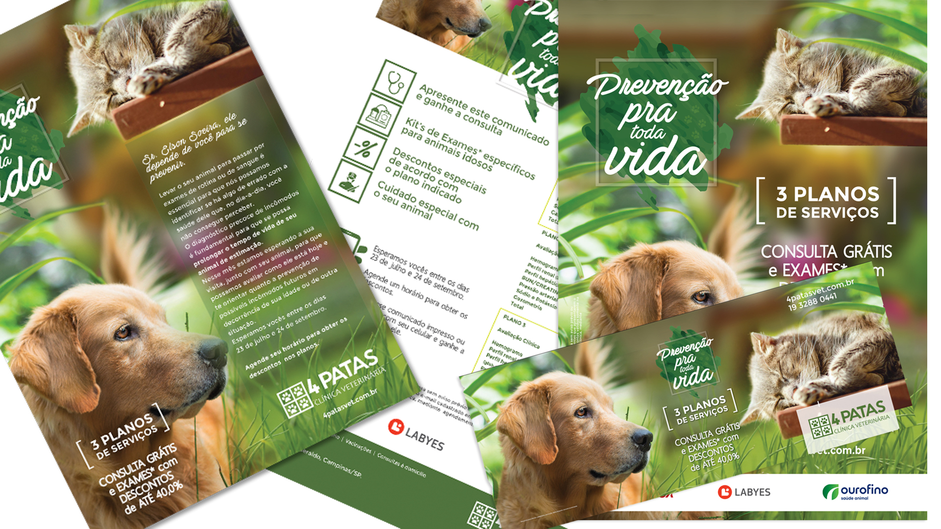 4 patas vet matera propaganda marketing direto